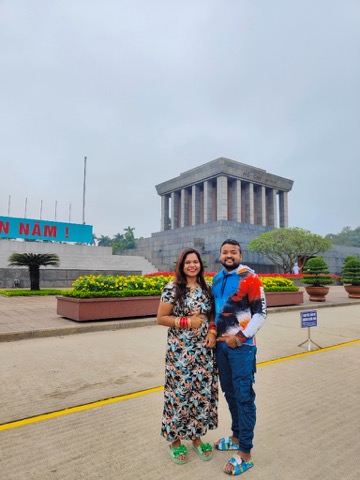 Promoters at Ho Chi Minh Mausoleum, Hanoi